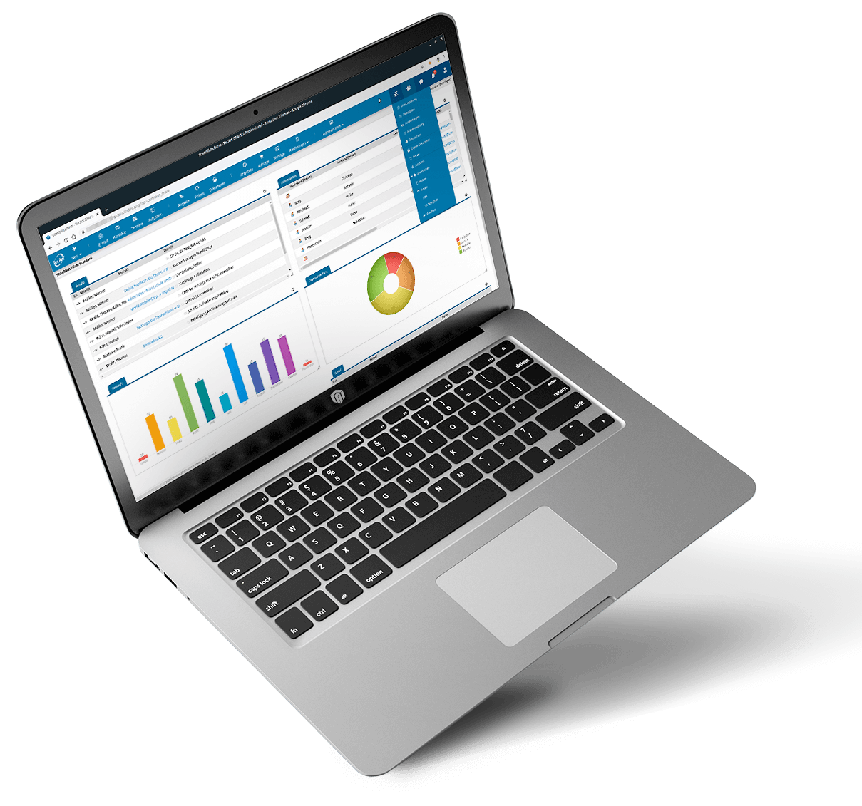 TecArt CRM Vertriebsdashboard