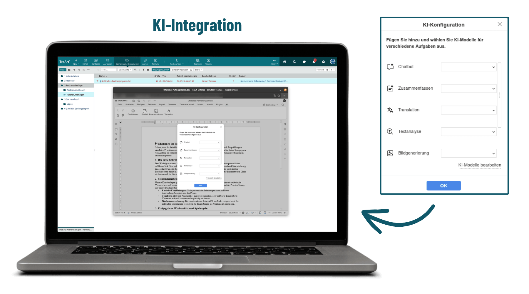 Smarte KI-Integration für effiziente Textarbeit