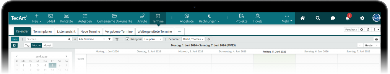 Termine im TecArt