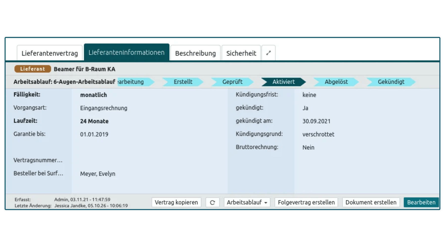 Vertragslaufzeiten und Kündigungsfristen rechtzeitig bearbeiten