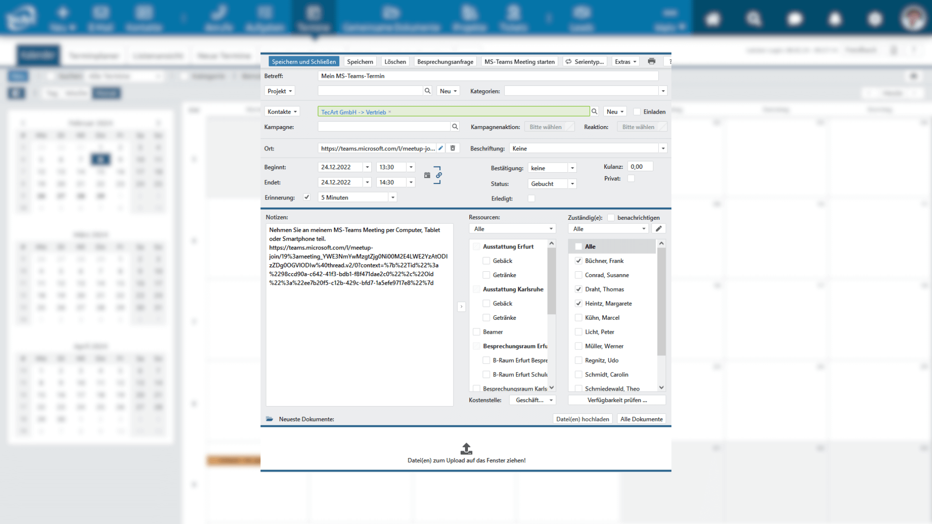 MS-Teams Integration
