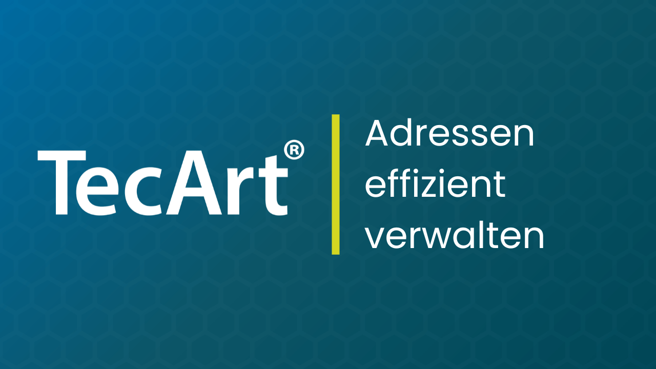 Adressverwaltung schnell erklärt im Video